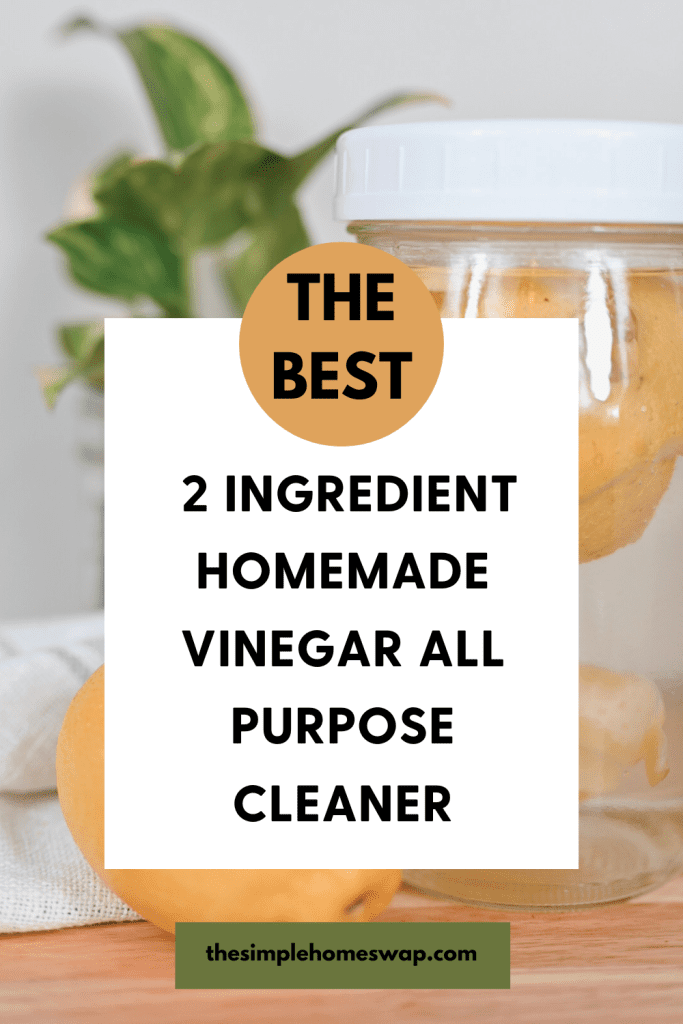 2 ingredient homemade vinegar all-purpose cleaner